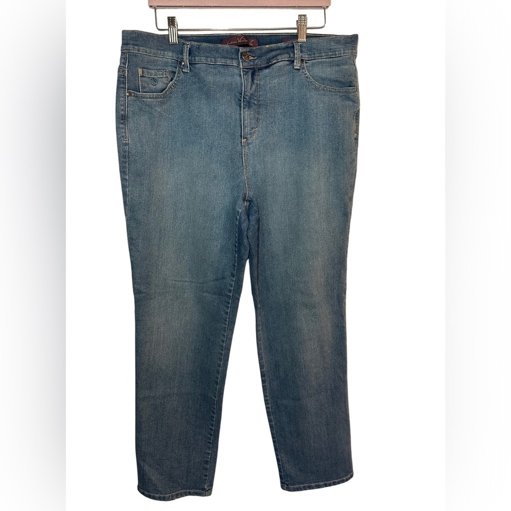Gloria Vanderbilt Women’s Amanda Classic‎ Fit Tapered Jeans 16W EUC